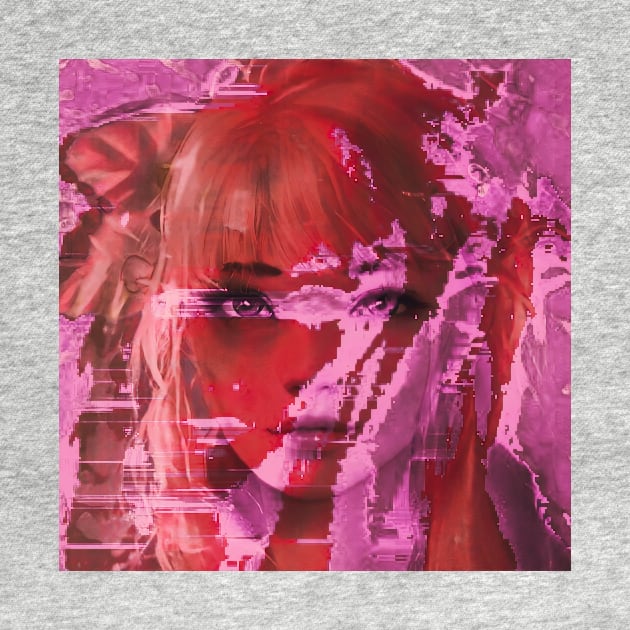 Penthouse Haunting - Glitch Art Portrait by raspberry-tea